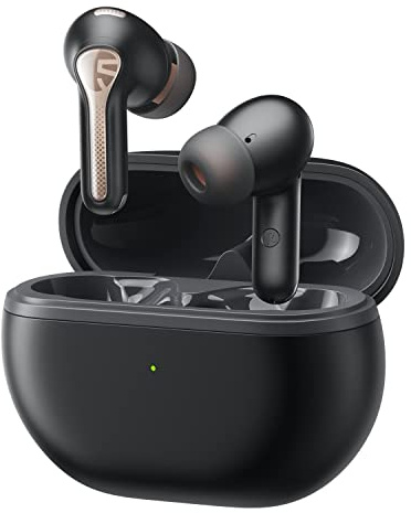 SoundPEATS Capsule3 Pro Auriculares Inalámbricos, Auriculares Híbridos con Cancelación Activa de Ruido,Auriculares Bluetooth de Hi-Res Audio con LDAC, 6-Mic para Llamadas, Total 52H, Modo de Juego