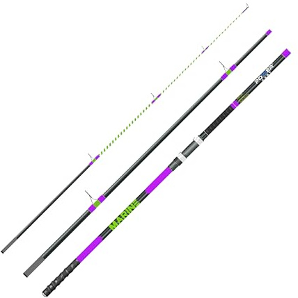 MARINE saltwater rod - Surf, Sea, Beach, Pier and Rock fishing for bass, ray, tope, cod, Mackerel 10ft(3pcs)