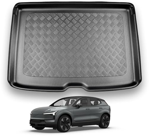 NOMAD Boot Liner Mat for Volvo EX30 2023+ [Upper boot] | Tailored PE Car Boot Protector Tray, Waterproof Raised Edge Trunk Mat, Easy Clean Cargo Floor Liner