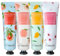 Hand Cream Gift Set, 4PCS Mini Hand Cream Multipack for Very Dry Hands Working Hands, Non-greasy Moisturizing Nourishing Hand Moisturiser for Women girls (Cherry Blossom, Mango, Peach, Grapefruit)