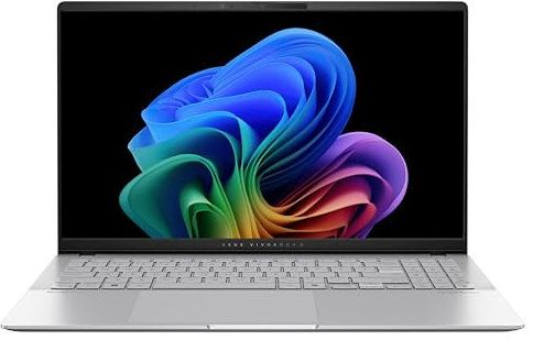 ASUS Vivobook S 15 S5507QA-DRMA105W 15.6 Pouces 3K OLED 120Hz Pc Portable (processeur Snapdragon X Plus X1P 42 100, 32GB LPDDR5X, 1TB SSD, Qualcomm Adreno GPU, Windows 11 Home) – Clavier AZERTY.