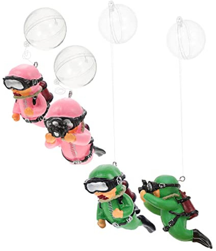 Sosoport 3 Sätze Taucher Im Aquarium Boot Panzer Schwimmer Teichbelüfter Tank Aquarienschmuck Schwimmbad Aquarienpflanzen Schwimmbecken Schlauch Tauchfähig Schwebend Wasser- PVC 4 Stück * 3