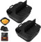 Pack of 2 Silicone Mould for Hot Air Fryer, Airfryer Silicone Mould for Philips Airfryer XL 6.2L Airfryer Accessories, Silicone Baking Mould with Dividers, Hot Air Fryer Accessories, Baking Mould