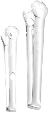 MOTHNUR 4pezzi Pinze Per Dessert Multifunzionali Acciaio Inossidabile Con Design Cartone Pinze Per Pane e Buffet Utensili Da Cucina Pratici Per Servire Cibo