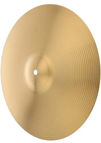 SUPVOX Platillos de platillo mudo dorado soporte para platillos splash platillos de choque de platillo tradicional accesorios de reemplazo de platillos aleación Golden