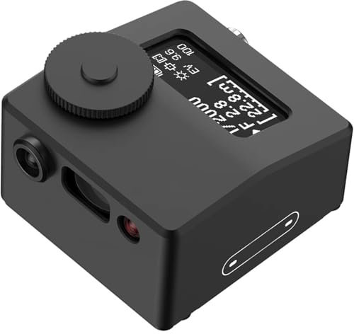 LIULIQ Mesureur De Lumière pour La Photographie, Mesureur De Lumière par Réflexion avec Fixation par Sabot Chaud/Froid, Contrôle Mécanique De La Lumière À 30°, Grande Plage De Mesure De 0.1-50m