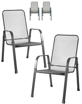 MFG Streckmetall-Stapelstuhl MEC-Stor, 4-er Set