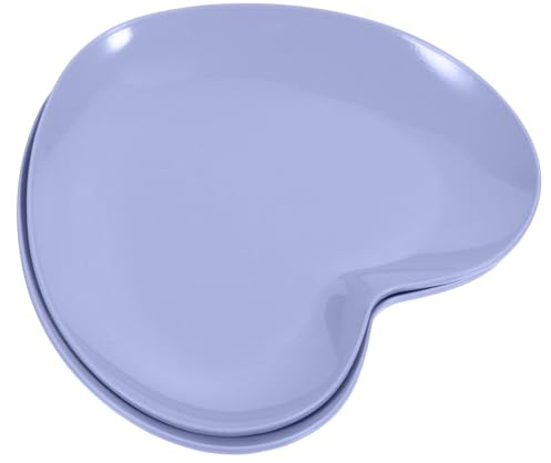 IMIKEYA 2 Piezas Bandejas de Joyería Inoxidable Forma de Organizador Compacto para Escritorio y Tocador Almacenamiento Portátil para Accesorios y Herramientas de Manicura de Color