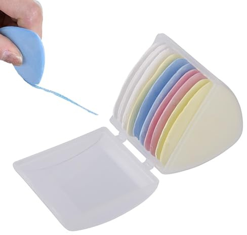 Gesso da sarta cancellabile per tessuto, gesso triangolare per cucito macchina da cucire per sarto, designer