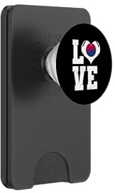 Love South Korea Korean Flag Heart Taegukgi Love PopSockets PopWallet for MagSafe
