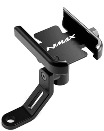 chennini Soporte para teléfono móvil de aleación de alumini para NMAX 155 N-MAX 125 NMAX125 2015-2022 2023 Accesorios para Moto Soporte para Manillar De Teléfono Móvil para GPS(1)