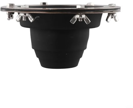 Kit intermitente de chimenea de tienda de campaña con cubierta de aislamiento de silicona para estufa de leña al aire libre, resistente al calor, sellos de tubería de 4,5-10 cm para camping