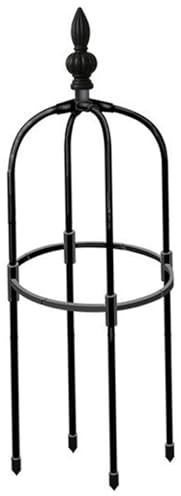 Xoeryoy Traliccio da Giardino obelisco Alto 90 cm Rotondo antiruggine Traliccio da Giardino pianta rampicante Fai da Te pianta Facile da Montare per vasi Piante rampicanti da Interno