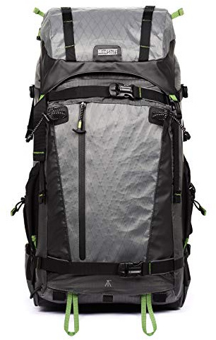 Think Tank - Backlight Camera Backpack - Elite 45L - Max. Lens Size: 600 mm Without mounting and 17 litres Personal Equipment - Storm Grey