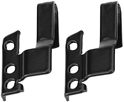 Adaptadores de limpiaparabrisas, Aramox 2 Juego de adaptador de brazo de escobilla de limpiaparabrisas delantero universal Kit de montaje 3392390298 Metal Negro