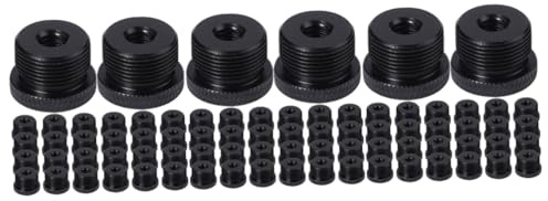 ibasenice 90pcs Female to Male Screw Adapter Mic Stand Mount for Microphone Pole Stand and Microphone Arm Desk Mount