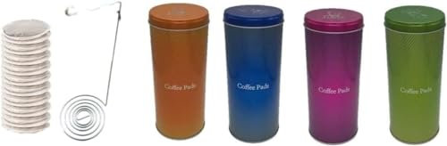 James Premium Kaffeepaddose Metall 8cm, Höhe: 17,5cm