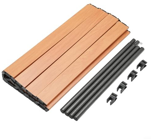 Tabletop for Camping Trolleys, Wagons, and Strollers, Lightweight Aluminum Alloy (S Wood)