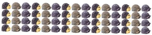 Abaodam 150 STK Mini-Igel-Puppe Mini-Igelfigur Resin Tierfigur Auto-Deko-Frosch Dekorationen schmücken Tiere Mini-Harz-Tier-Ornament Tierfiguren klein Requisiten Anhänger Statue Ornamente