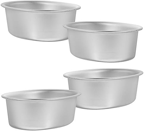 HOLIDYOYO 4stücke Teiliges Aluminium Backformen Antihaft Kuchenformen Für Kuchen Torten Und Desserts Und Langlebige Backwaren Für Zuhause Und Bäckerei