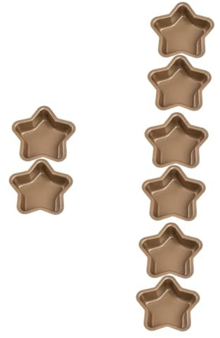 TOPBATHY 8 Stück Fünfzackige Stern Kuchenform Praktische Toastform Zum Backen Von Brot Kastenform Brotform Küche Kastenform Backen Haushalt Toastform Backwerkzeug