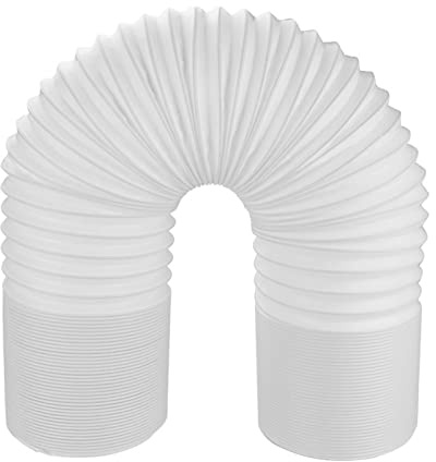 Length 3 Meters Portable Air Conditioning Hose Exhaust Pipe Pp Steel Wire Foldable Stretchable Counterclockwise Threaded Air Conditioning Components(150mm Diameter)