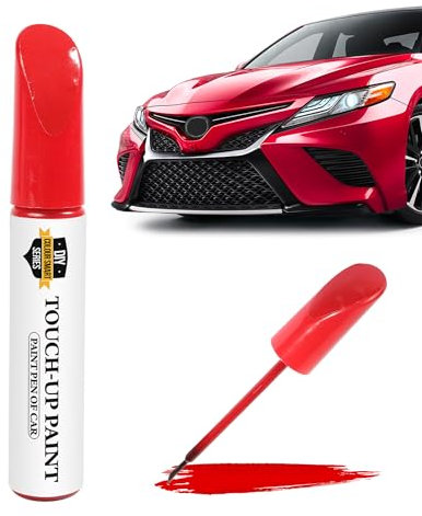 Flaconi Car Paint Pen,Car Touch Up Paint Pen,Automotive Repair Paint Brush,Automotive Tools Painting Pens for Scratch Repair,Suitable for Most Sedans,Trucks,SUVs,RVs and Commercial Vehicles (Red)