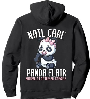 Nagelpflege Panda Baby Panda Cub Pullover Hoodie