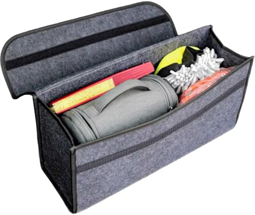 Organizador de botas para maletero de coche, bolsa de almacenamiento plegable, duradera y antideslizante, 50 x 24 x 15 cm, con