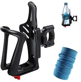Portabidones Bicicleta Mtb para Botellas de Diámetro de 55-75mm Portabidón Bicicleta Portavasos Motocicleta con Herramienta Portabidón de Bicicleta,Ajustable Soporte para Botella para Manillar y Marco