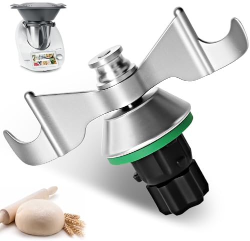 Coltello per impasto per Thermomix TM7 TM6 TM5, Ricambi Compatibile con coltelli Vorwerk Thermomix, Coltello per impasto in acciaio inox, Lama Impastatrice per Bimby TM5 TM6