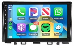 Radio Coche 2 DIN para Kia Rio Stonic YB 2016-2022 Pantalla Táctil 9 Pulgadas GPS Integrada Bluetooth WiFi USB Cámara Trasera Control Volante Sistema Android 15(A2 2+32G)