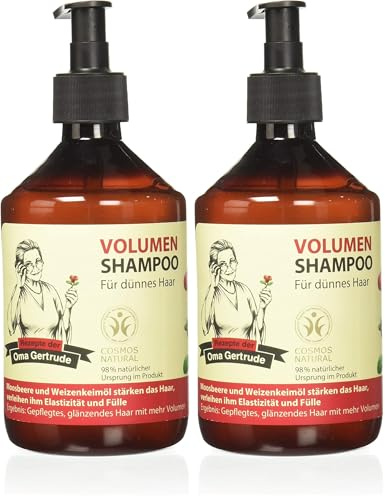 OMA GERTRUDE Champú para volumen, 500 ml (Paquete de 2)