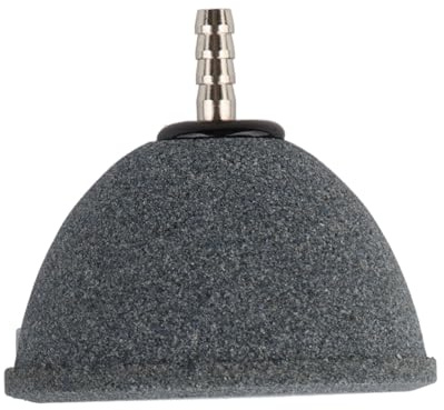 Naroote Aireador de Piedra de Burbujas Duradero para Acuario, Tanque de Peces, Difusión de Oxígeno, Piedra de de 6cm a 20cm con Conector de Acero Inoxidable (6cm)