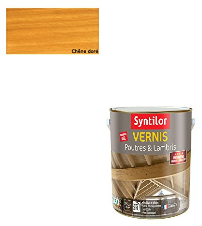 Syntilor - Vernis Poutres Et Lambris Chêne Doré Satiné 2,5L