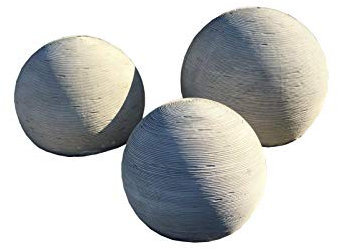 3er-Set Kugelbrunnen Kugel Steinbrunnen Springbrunnen Brunnen Kaskadenbrunnen Zierbrunnen Beckenbrunnen Wasserspiel Figurenbrunnen Gartenbrunnen