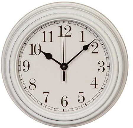 Atmosphera 83388 Reloj de Pared Estilo Retro, 22cm, Colores Surtidos, Única