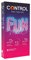 Control Preservativos Sensual Fun Mix. Caja de 6 Condones Variados, Lubricados, Placer, Sexo Seguro, Ajuste Perfecto