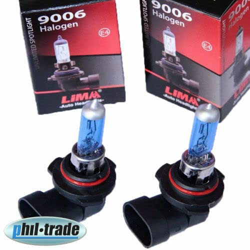 Recambo 2x Halogen HB4 Scheinwerferlampe Birne 55W 12V Abblendlicht Fernlicht Glühlampen | E - Prüfzeichen | Sockel P22d - Xenon Weiß