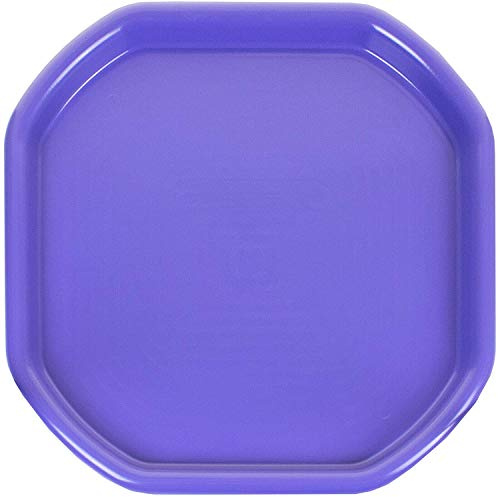 Small Plastic Builders Building Material Mixing Tray Spot For Cement Mortar Sand Plastering 70 x 70 cm (Purple) - Made In UK