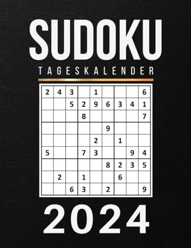 Sudoku Tageskalender 2024: 366 Rätsel Von Leicht bis Schwer mit Lösungen - Rätselbuch Geschenk für Erwachsene und Senioren