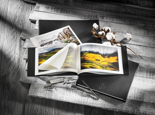 Hahnemühle FineArt InkJet Leinenalbum Cover Set Schwarz, A4-Format