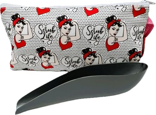 Urinette® Starr, mit Aufbewahrungstasche und Karabinerhaken (Schwarz + Girl Power)