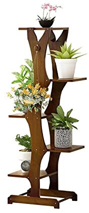 pflanzenständer, blumenstand, blumenstander Blumenregal pflanzenhocker pflanzentopf blumentopf hoch indoor holz seule Garten Blumentreppen Pflanzentreppe Ablagen deko gold metall weiß schwar