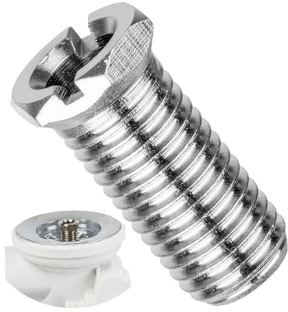 Tornillo banjo para bonete de válvula, M12 x 1,5 x 28 mm, 1 pieza, compatible con Viega modelo 6162.45-593, artículo 122 485, de latón, rosca fina, para desagüe de válvula de bañera Multiplex
