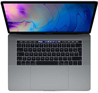 2018 Apple MacBook Pro con 2.6GHz Intel Core i7 (15-pulgadas, 32GB RAM, 512GB SSD de Almacenamiento) (QWERTZ German) Gris Espacial (Reacondicionado)