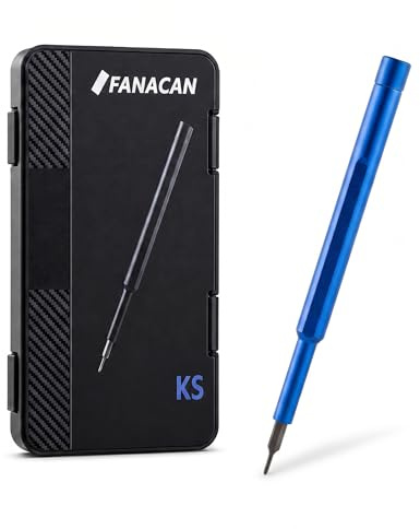 FANACAN Small Screwdriver Set, Mini Magnetic Precision Repair Tool Kit | For iPhone, MacBook, laptop, PS5, Switch, Xbox, glasses, watches, cameras and jewellery; CR-V Torx, Phillips and Y bits