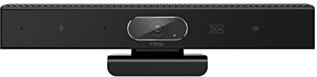 Irfora Webcam 2K, telecamera videoconferenza 3 in 1 HD con microfono e altoparlante, monitoraggio facciale AI, autofocus, registrazione vocale a 360°, 4 pixel, USB, Plug & Play