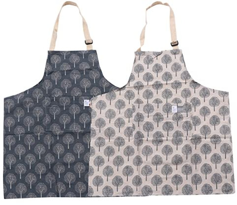 AUTSUPPL 2stücke Kuchenschürze Schutzschürze Ölschutzschürze Kleiderschutz Küchenbedarf Waschbar Langlebig Praktisch Für Küche Und Haareschneiden