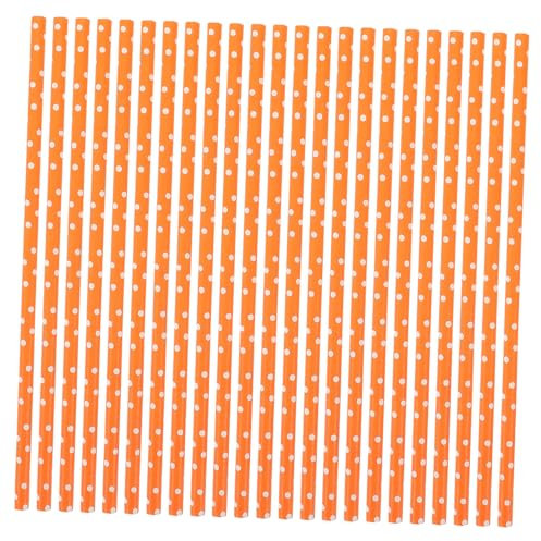 Beavorty 100pcs Christmas Drinking Straws Paper Straws Party Drinking for Decor Convenient